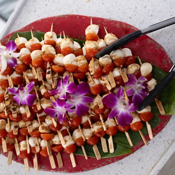 a plate of food on a table